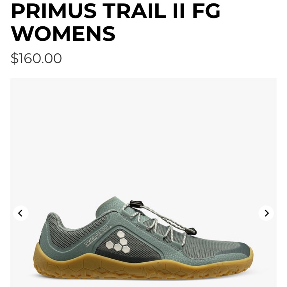 *ISO* Vivo Barefoot Primus Trail II FG size 7.5-8
